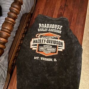 Harley-Davidson Roadhouse Black and Orange Sweatshirt